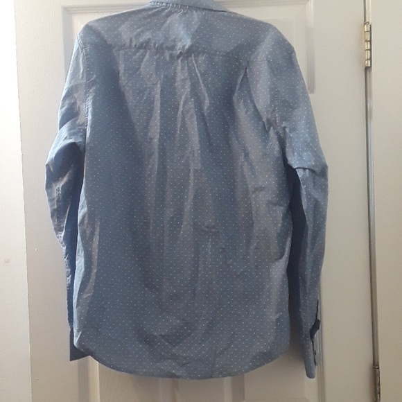 Denim & Flower Button-down shirt - Picture 3 of 3